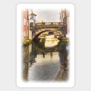 The Town Bridge at Newbury Sticker